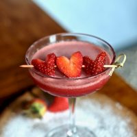 Strawberry Basil Daiquiri